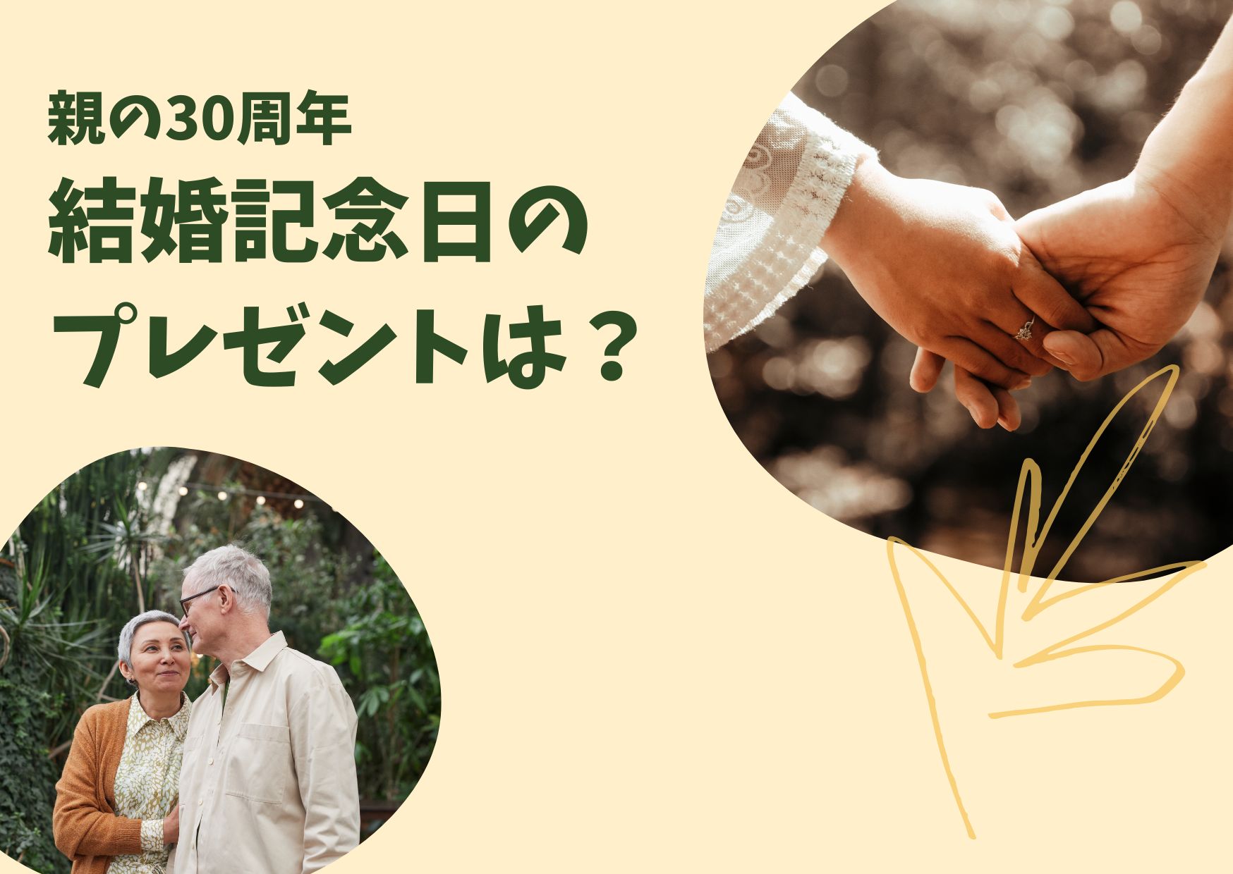 結婚記念日 プレゼント 親 30周年