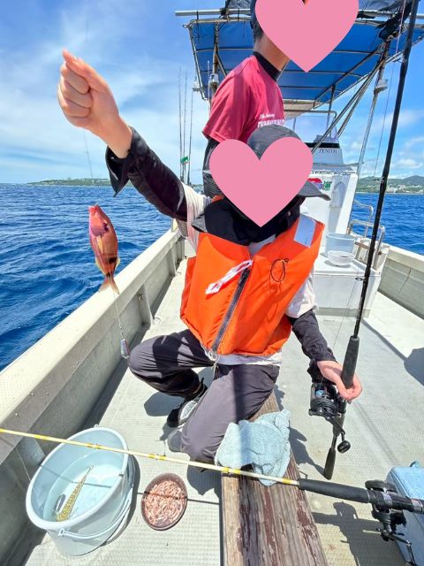 沖縄本島の釣り体験で釣れた魚（子どもが喜んだ瞬間）