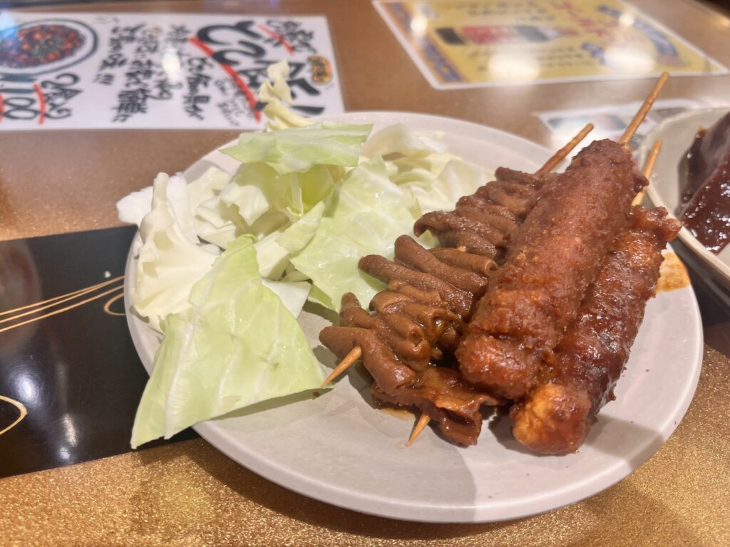 玉屋の串かつみそとどて
